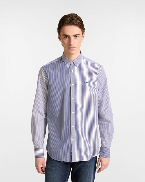 Harmont&blaine camicia uomo bluette da uomo