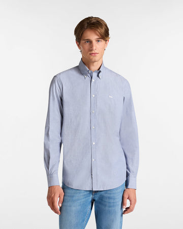 Harmont&amp;blaine camicia uomo blu navy da uomo
