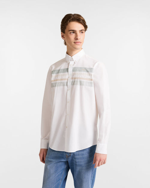 Harmont&blaine camicia uomo bianco da uomo