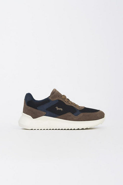 Harmont&blaine scarpe uomo taupe e nero da uomo
