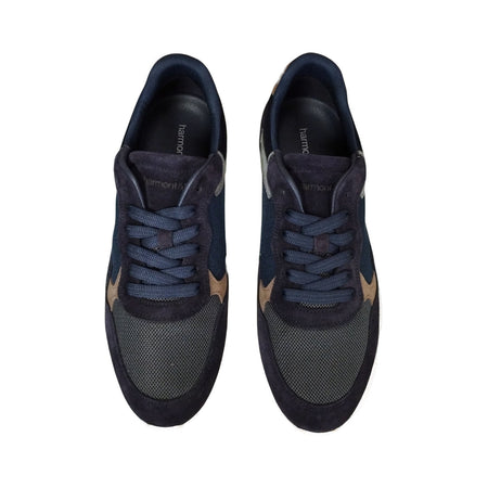 Harmont&amp;blaine scarpe uomo blu e grigio da uomo