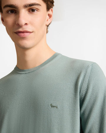 Harmont&amp;blaine pullover uomo verde chiaro da uomo