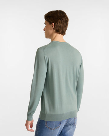 Harmont&amp;blaine pullover uomo verde chiaro da uomo