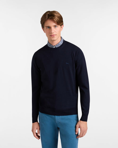 Harmont&blaine pullover uomo blu navy da uomo