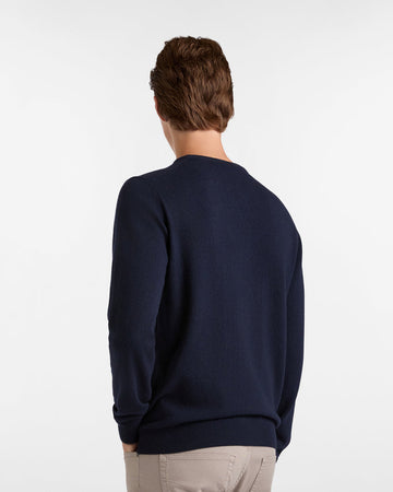 Harmont&amp;blaine pullover uomo blu navy da uomo