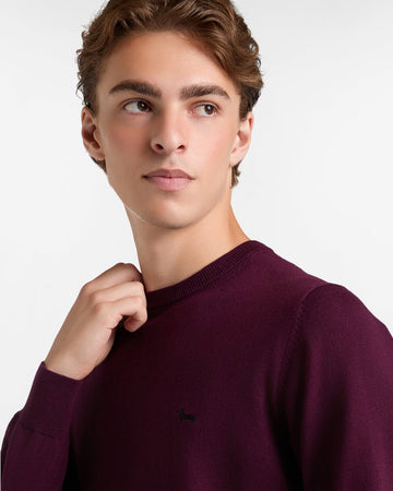 Harmont&amp;blaine pullover uomo rosso scuro da uomo