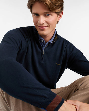 Harmont&amp;blaine pullover uomo blu navy da uomo