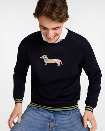 Harmont&amp;blaine pullover uomo blu navy da uomo