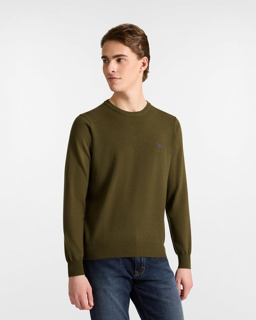 Harmont&blaine pullover uomo verde da uomo