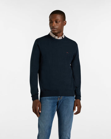 Harmont&amp;blaine pullover uomo blu navy da uomo