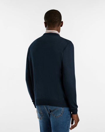 Harmont&amp;blaine pullover uomo blu navy da uomo
