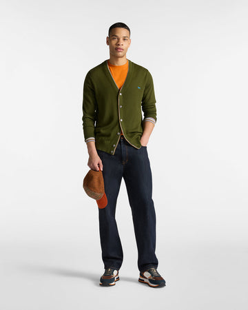 Harmont&amp;blaine cardigan uomo verde da uomo