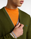 Harmont&blaine cardigan uomo verde da uomo