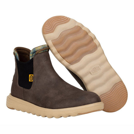 HEY DUDE stivaletti uomo desert brown da uomo