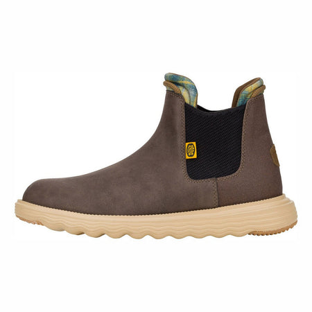 HEY DUDE stivaletti uomo desert brown da uomo