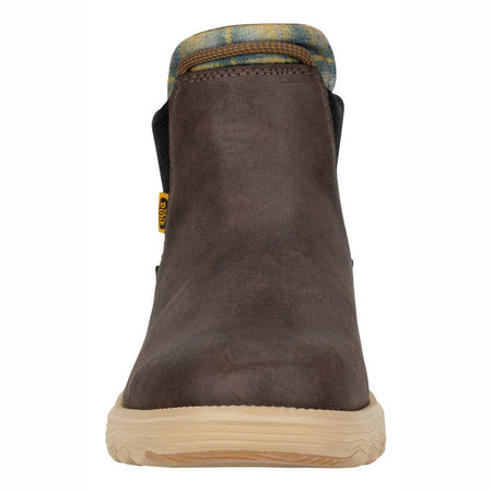 HEY DUDE stivaletti uomo desert brown da uomo