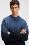 Hugo Boss maglia uomo blu scuro da uomo