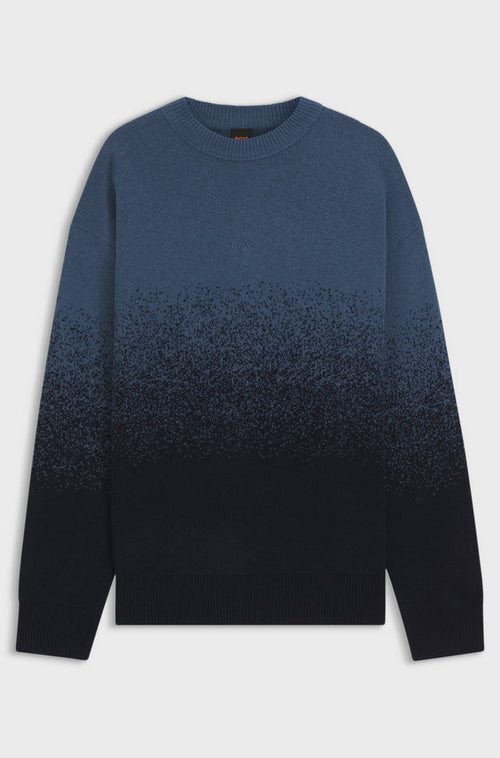 Hugo Boss maglia uomo blu scuro da uomo