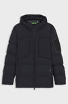 Hugo Boss parka uomo blu scuro da uomo