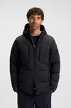 Hugo Boss parka uomo blu scuro da uomo