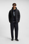 Hugo Boss parka uomo blu scuro da uomo