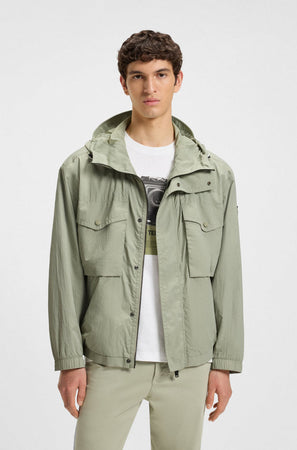 Hugo Boss giubbino uomo verde chiaro da uomo