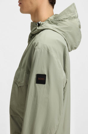 Hugo Boss giubbino uomo verde chiaro da uomo