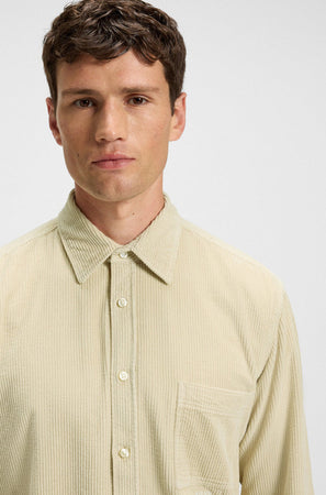 Hugo Boss camicia uomo beige chiaro da uomo