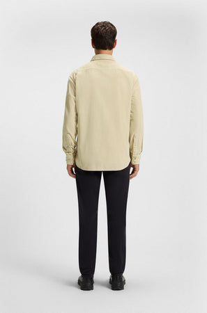 Hugo Boss camicia uomo beige chiaro da uomo
