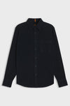 Hugo Boss camicia uomo blu scuro da uomo