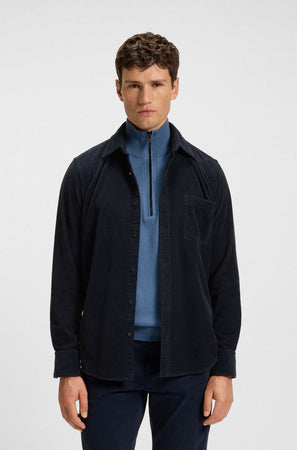 Hugo Boss camicia uomo blu scuro da uomo