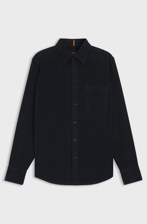Hugo Boss camicia uomo blu scuro da uomo