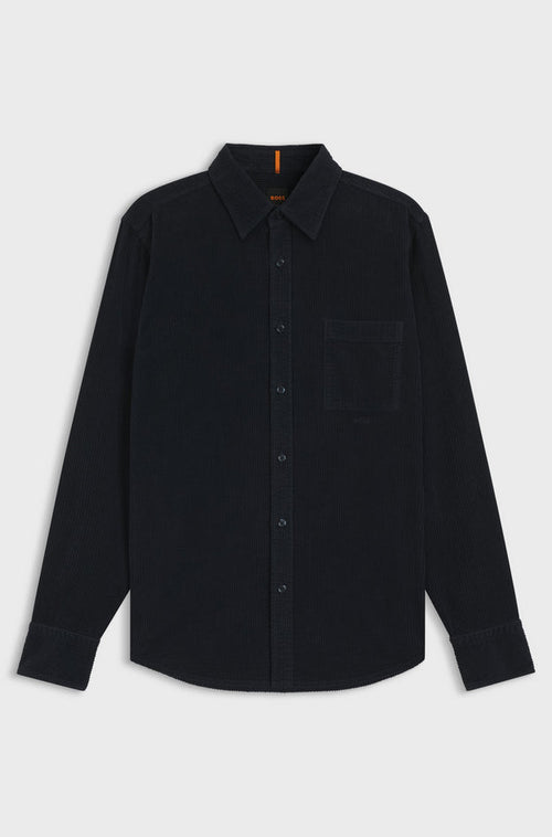Hugo Boss camicia uomo blu scuro da uomo