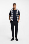 Hugo Boss pantaloni uomo blu scuro da uomo