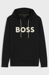 Hugo Boss felpa uomo nero da uomo