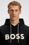 Hugo Boss felpa uomo nero da uomo