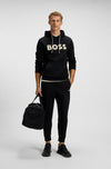 Hugo Boss felpa uomo nero da uomo