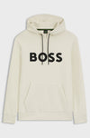 Hugo Boss felpa uomo bianco da uomo