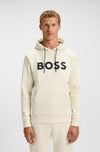 Hugo Boss felpa uomo bianco da uomo