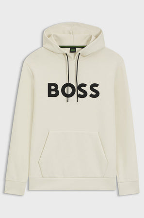 Hugo Boss felpa uomo bianco da uomo