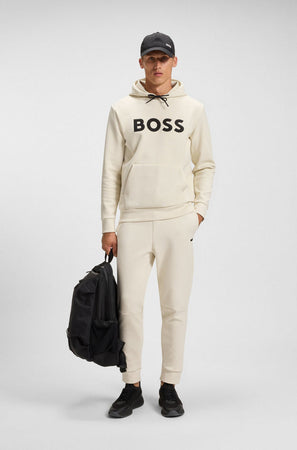 Hugo Boss felpa uomo bianco da uomo
