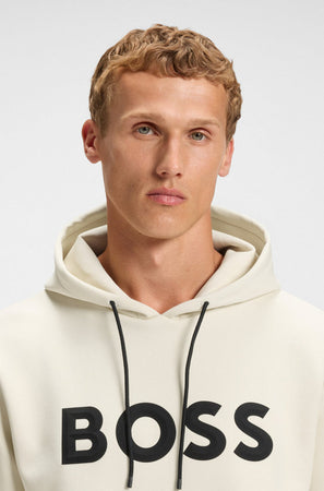 Hugo Boss felpa uomo bianco da uomo