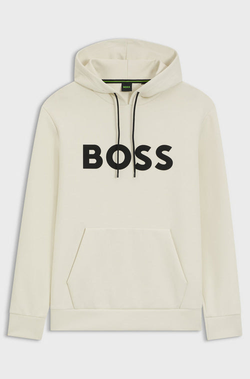 Hugo Boss felpa uomo bianco da uomo