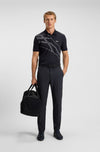 Hugo Boss pantaloni uomo blu scuro da uomo