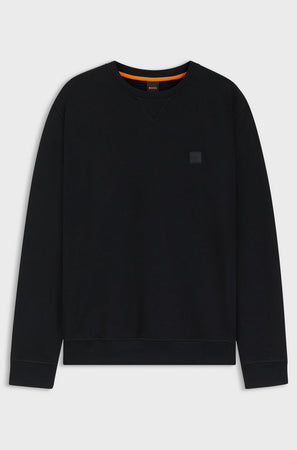 Hugo Boss felpa uomo nero da uomo