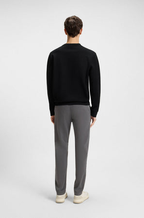 Hugo Boss felpa uomo nero da uomo