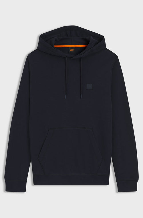 Hugo Boss felpa uomo blu scuro da uomo