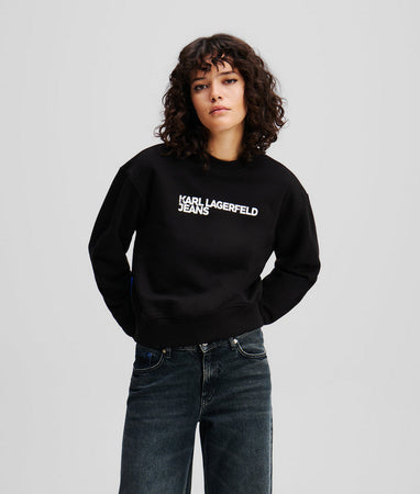 KARL LAGERFELD JEANS maglia donna nero da donna