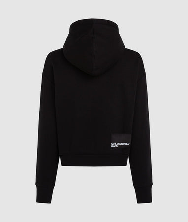 KARL LAGERFELD JEANS felpa donna nero da donna