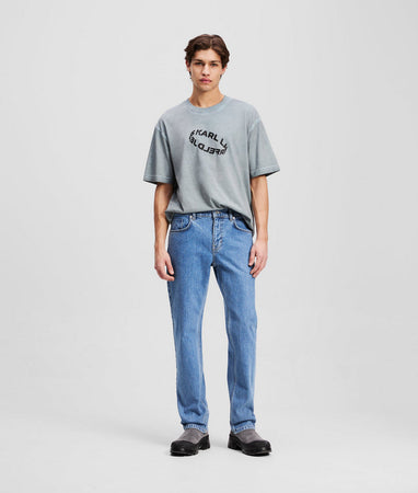 KARL LAGERFELD JEANS jeans uomo blu da uomo
